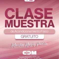 Invitan a clase muestra de activación física en el CDM “El Piojillo”