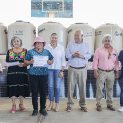 Milena Quiroga encabeza entrega de apoyos sociales en zona rural y urbana