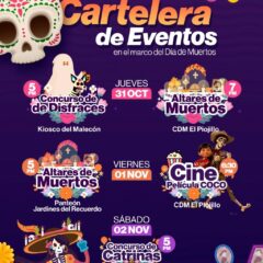 Celebra las tradiciones del Día de Muertos con una amplia cartelera de eventos