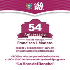 Con diversas actividades celebrarán 54 aniversario del mercado Madero