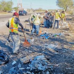 Más de 18 toneladas de residuos recolectados en la carretera La Paz-Todos Santos