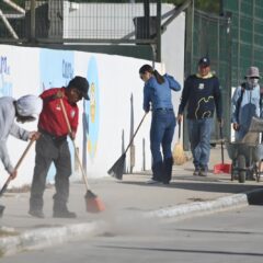 INDEM Y OBRAS PÚBLICAS REALIZAN CAMPAÑA DE LIMPIEZA. 