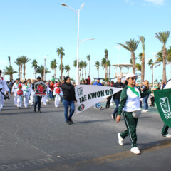 Participan alumnos del CSS La Paz en desfile cívico-deportivo del 20 de noviembre: IMSS Baja California Sur