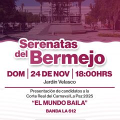 Invita Dirección Municipal de Cultura de La Paz al Festival Sonidos del Bermejo