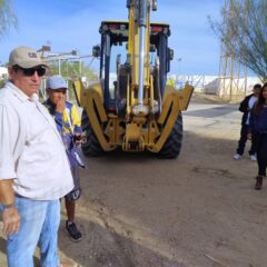 Obras Públicas trabaja para resolverderrame de aguas residuales en Unidad Deportiva de CSL