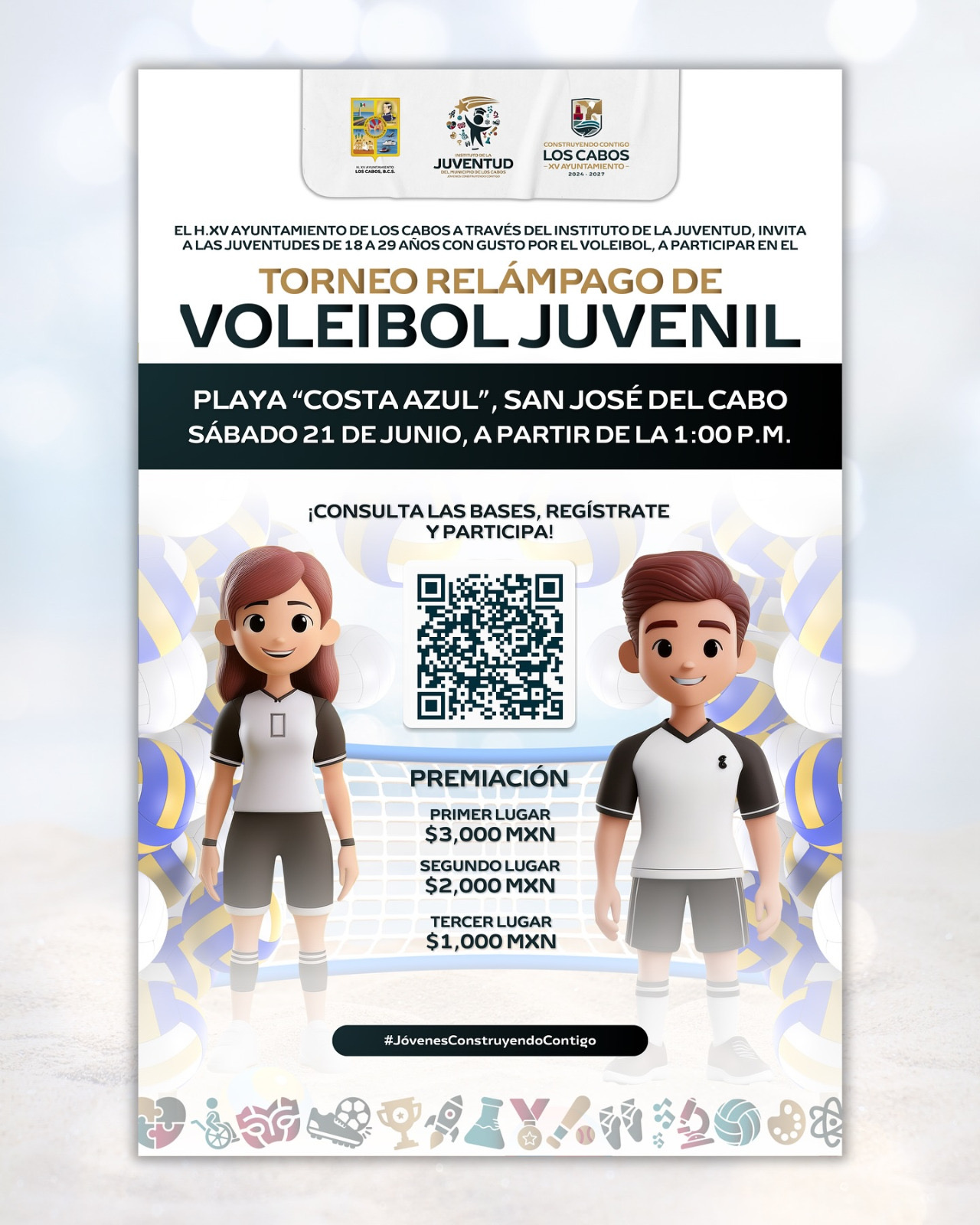 Invitan a participar en el Torneo Relámpago de Voleibol Juvenil en San ...