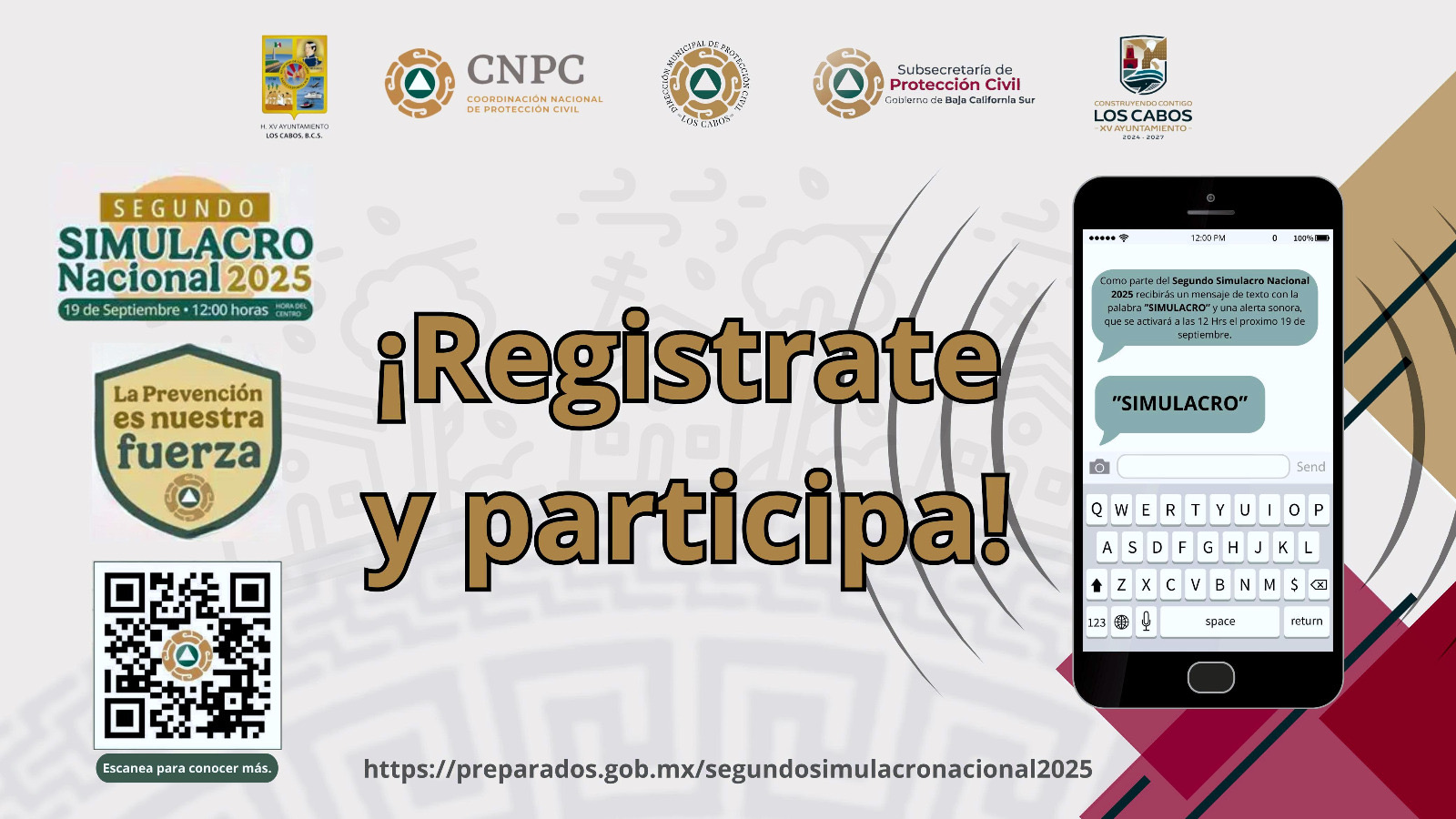 Convoca Gobierno de Los Cabos a participar en el Segundo Simulacro ...